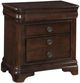 Elements International Cameron 4-Piece Cherry Queen Panel Bedroom Set-3