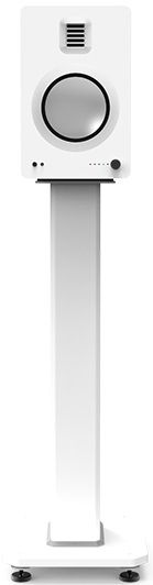 Kanto SX Series White Fillable Speaker Floor Stand Pair-1