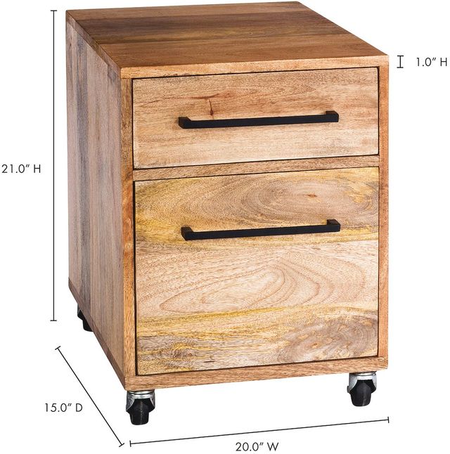 Moe's Home Collection Colvin Natural Filing Cabinet-3
