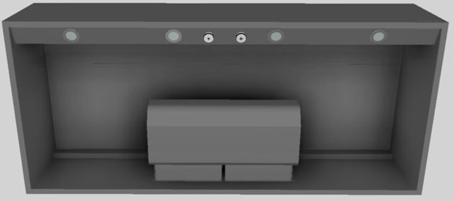 Vent-A-Hood® 54" Gunsmoke Wall Mounted Range Hood-3