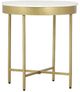 LR Home Gold/White Side Table-2