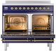 Ilve® Nostalgie II Series 40" Midnight Blue Pro Style Induction Range-1