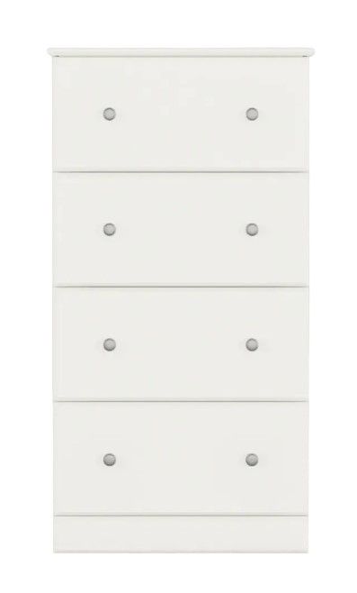 Perdue Woodworks Essential White 4-Drawer Chest-1