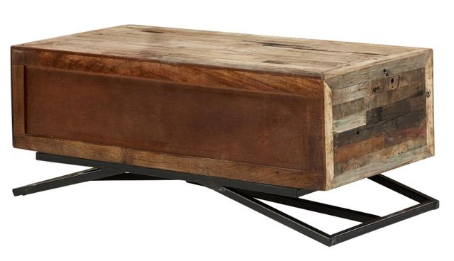 Jaipur Furniture Luther Brown Coffee Table-3