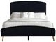 New Classic® Home Furnishings Kailani Black Upholstered King Panel Bed-2