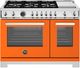 Bertazzoni Professional Series 48" Arancio Pro Style Gas Range-0