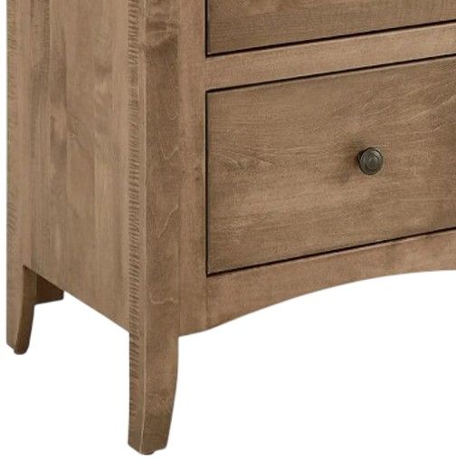 Archbold Furniture Customizable Amish Essentials Provence 2-Drawer Nightstand-1