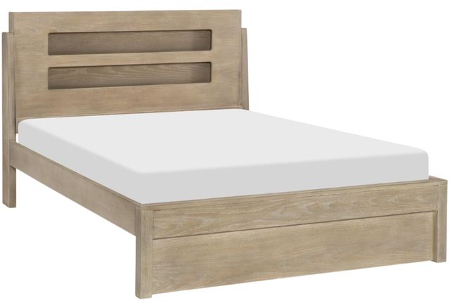 Legacy Kids Teen District Weathered Oak Full Youth Panel Bed-0