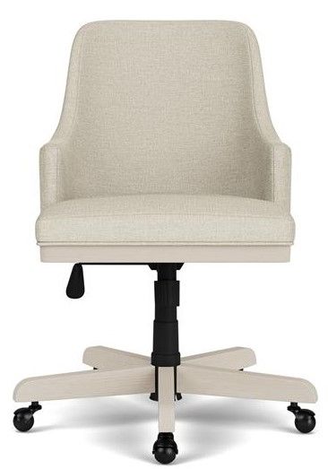 Riverside Furniture Maren Light Gray/White Sand Upholstered Desk Chair-1