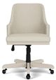 Riverside Furniture Maren Light Gray/White Sand Upholstered Desk Chair-1