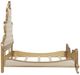 Michael Amini® Platine De Royale™ Antique Platinum/Champagne California King Upholstered Panel Bed-4