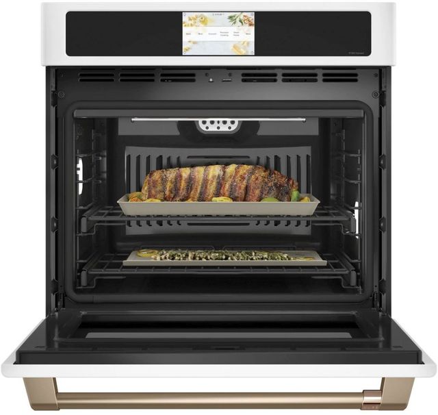 Café™ Professional Series 30" Matte White Electric Single Wall Oven-2