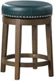 Mazin Furniture Westby Green Round Counter Swivel Stool-0