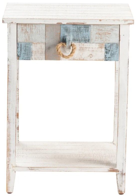 Crestview Collection South Shore White End Table-1