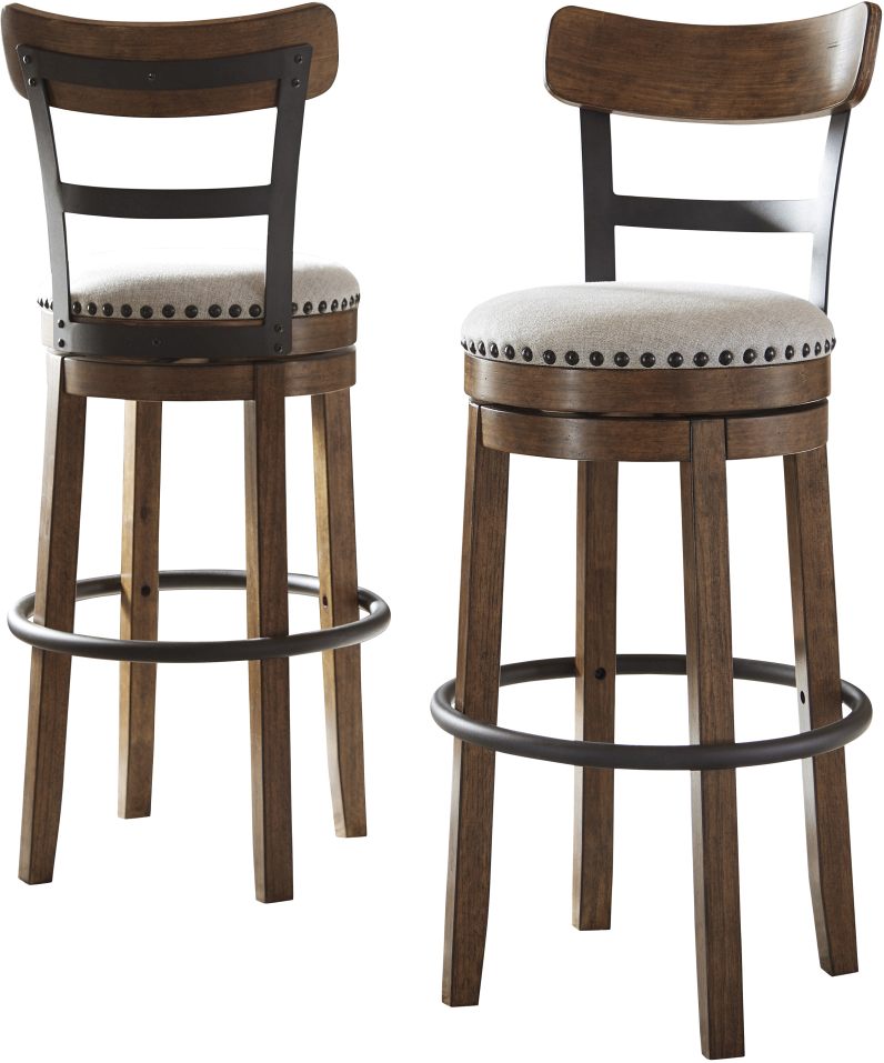 Valebeck counter height bar stool brown hotsell