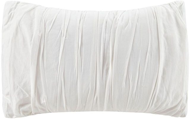 Olliix by Madison Park White Queen Delancey Comforter Set-1