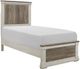 Mazin Furniture Arcadia 4 Piece White/Weathered Gray Twin Bedroom Set-1