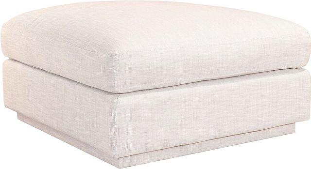 Moe's Home Collection Justin Taupe Ottoman-0