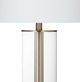 Bassett Mirror Ares Brass/Clear Table Lamp-1