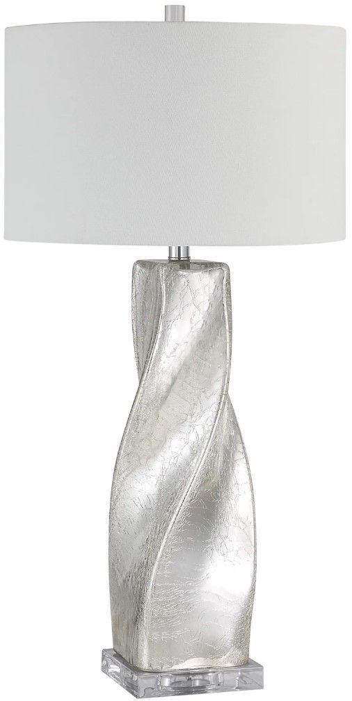 Renwil® Everren Lyons Mercury Silver Table Lamp-0