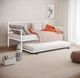 Furniture of America® Harmon White Metal Daybed-2