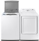 Samsung White Top Load Washer & Electric Dryer Laundry Pair-3