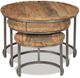 Riverside Furniture Tania Brown Nesting Coffee Table with Metal Framework-0
