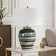 Uttermost® Judarn Blue/Rust Brown Table Lamp-1