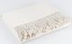 Surya Chantel Ivory 50"x60" Throw Blanket-1