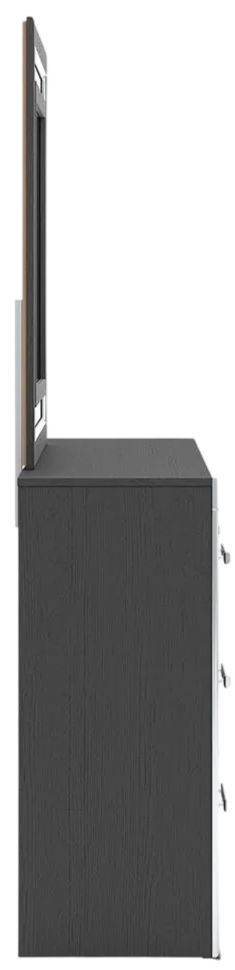Signature Design by Ashley® Zuraleus Black Dresser and Mirror-4
