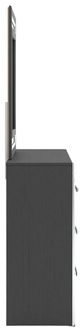 Signature Design by Ashley® Zuraleus Black Dresser and Mirror-4