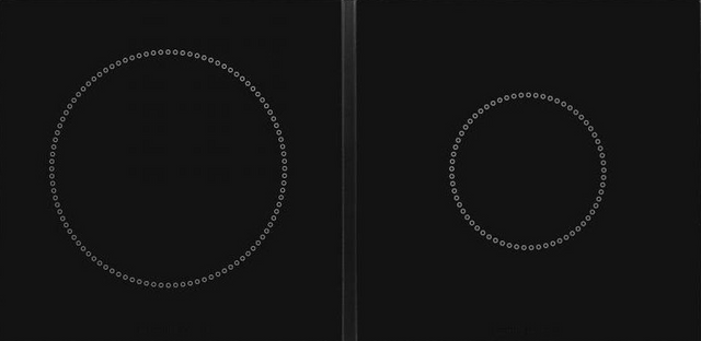 Cuisinart® 24" Black Double Induction Cooktop-1