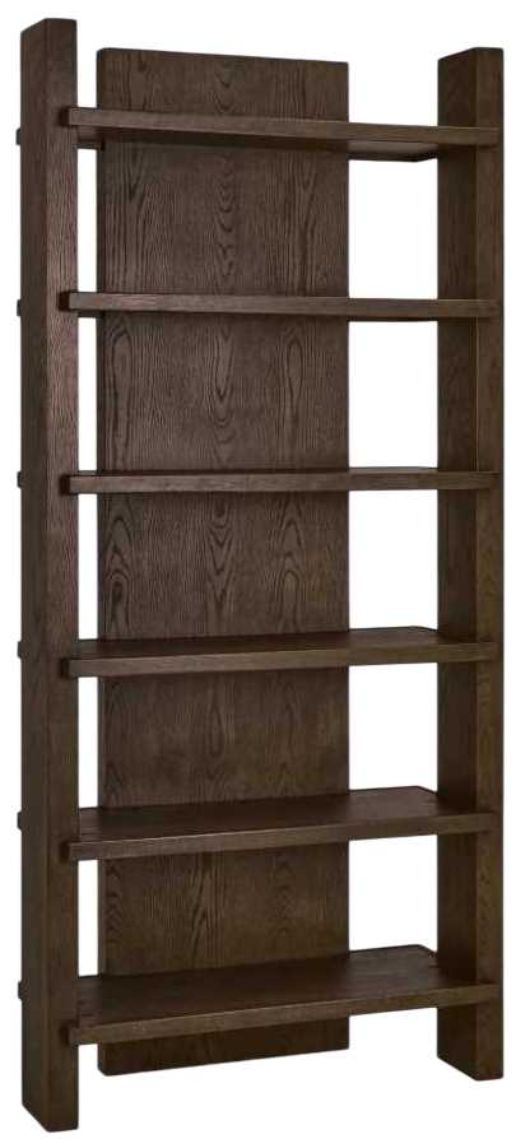 Classic Home Doku Coffee Brown Bookcase-0