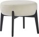 Renwil® Micha White Sherpa Stool-0
