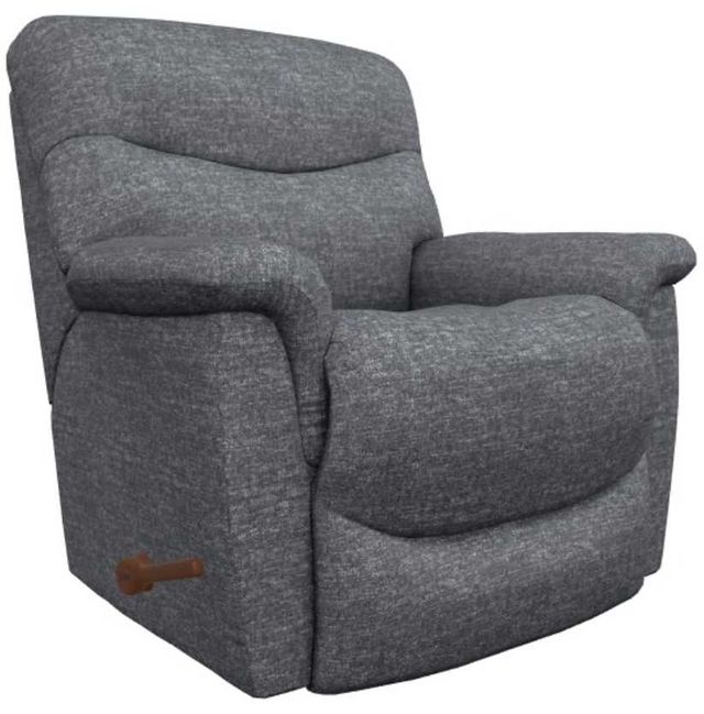 La-Z-Boy® James Midnight Manual Rocking Recliner-0