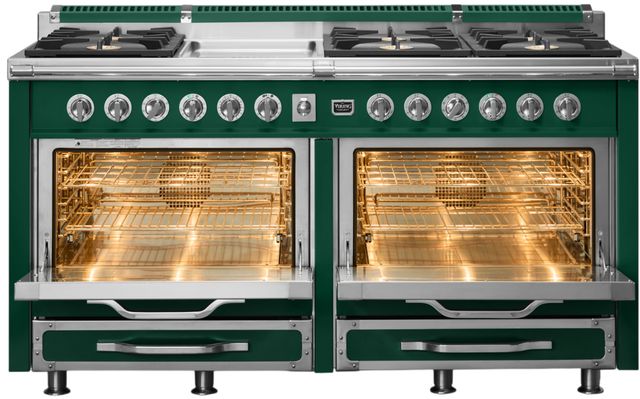 Viking® Tuscany 66” Ivy Pro Style Dual Fuel Range with Griddle-1