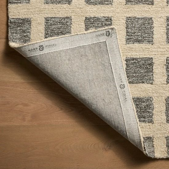 Harp & Finial® Rafa Charcoal 9'x13' Area Rug-3
