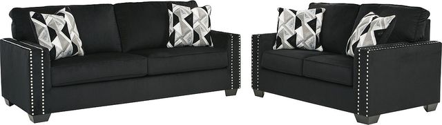 Signature Design by Ashley® Gleston 2-Piece Onyx Living Room Set-0