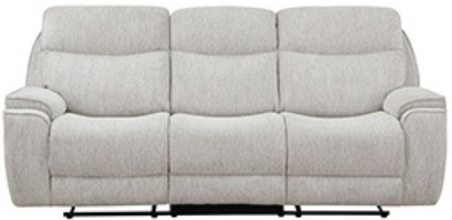 New Classic® Home Furnishings Lucerne White Reclining Sofa-0
