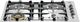 Bertazzoni Master Series 30" Stainless Steel Gas Drop In Cooktop-0