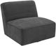Coaster® Cobie Dark Charcoal Armless Swivel Chair-0