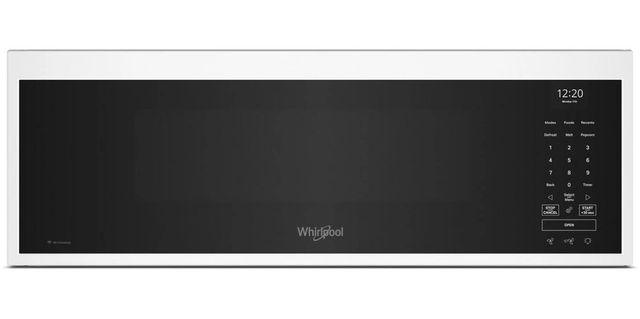 Whirlpool 30" 1.1 Cu. Ft. White Over the Range Microwave-0