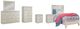 Signature Design by Ashley® Dreamur 6-Piece Champagne Twin Panel Bed Set-0