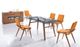 VIG Furniture Zeppelin 2-Piece Orange Dining Chairs Set-3