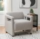 Linon Liam Gray Accent Chair-1
