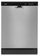 Whirlpool® 24" Stainless Steel Front Control Built In Dishwasher-0