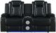 New Classic® Home Furnishings Orion II Black Power Reclining Loveseat-2