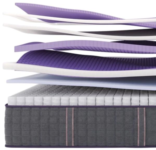 Purple GelFlex Grid inside mattress Purple GelFlex Grid inside mattress