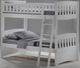 Night & Day Furniture™ Cinnamon White Twin/Twin Bunk Bed-0