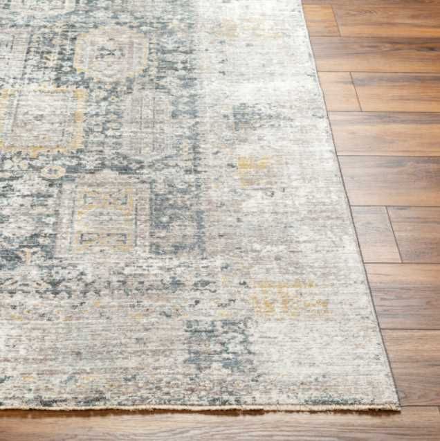 Surya Carlisle Dark Brown 4'x6' Area Rug-1